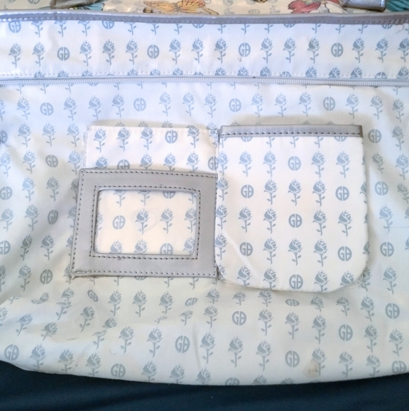 Vintage Giani Bernini Butterflies Handbag Tote Bag Purse - Picture 13 of 16